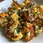 Roasted Parmesan & Garlic Cauliflower