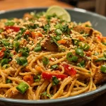 Spicy Peanut Chili Noodles