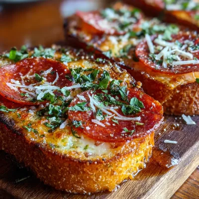 Texas Toast Air Fryer Pizza
