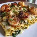 Seafood Lasagna Creamy Cheese