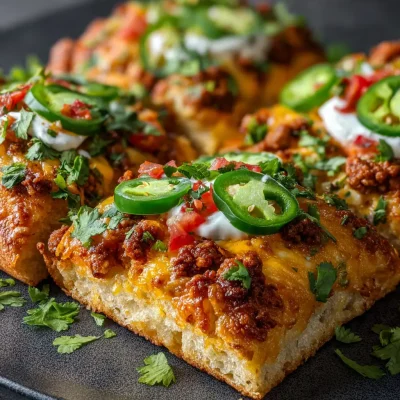 Cheesy Taco Breadsticks Appetizer