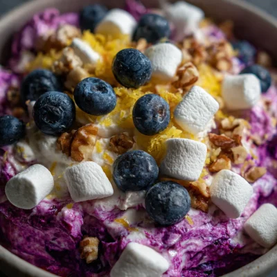 Blueberry Fluff Salad Easy