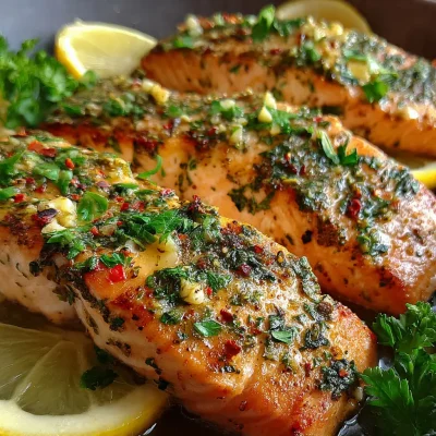 Garlic Butter Baked Salmon