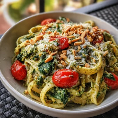 Creamy Pesto Pasta Dish