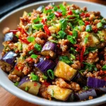 Spicy Sichuan Eggplant Mince