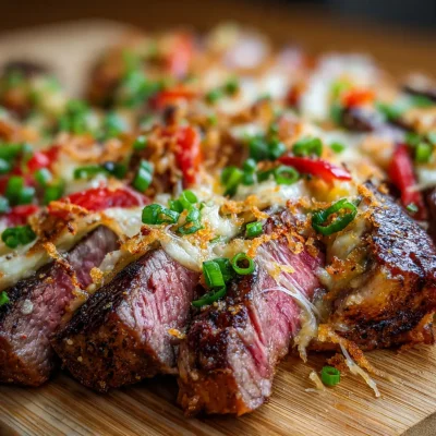 Steak Cajun Cheesy Parmesan