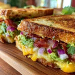 Bacon Guacamole Grilled Cheese