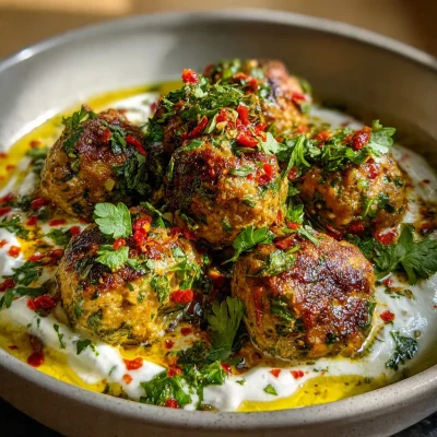 Chicken Kofta Garlic Yogurt