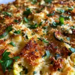 Baked Zucchini Cheese Crisp
