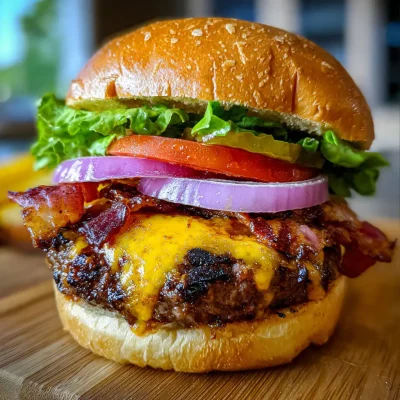 Bourbon Bbq Bacon Cheeseburger