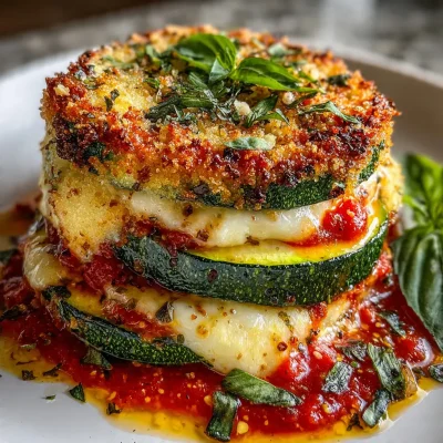 Layered Zucchini Ricotta Melts