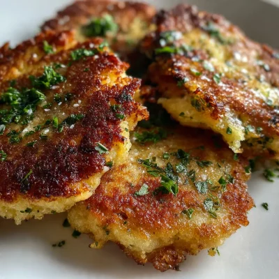 Mashed Potato Meat Pancakes