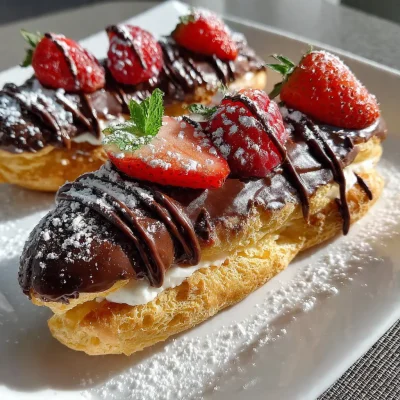Chocolate Eclairs Choux