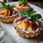 Peach Cream Cheese Tarts