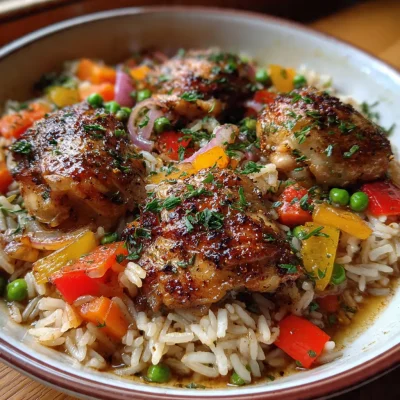 Oven Baked Chicken Rice