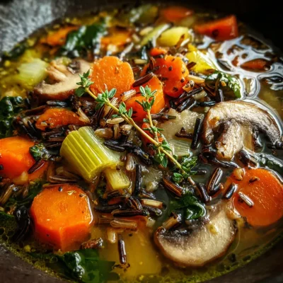 Autumn Wild Rice Soup